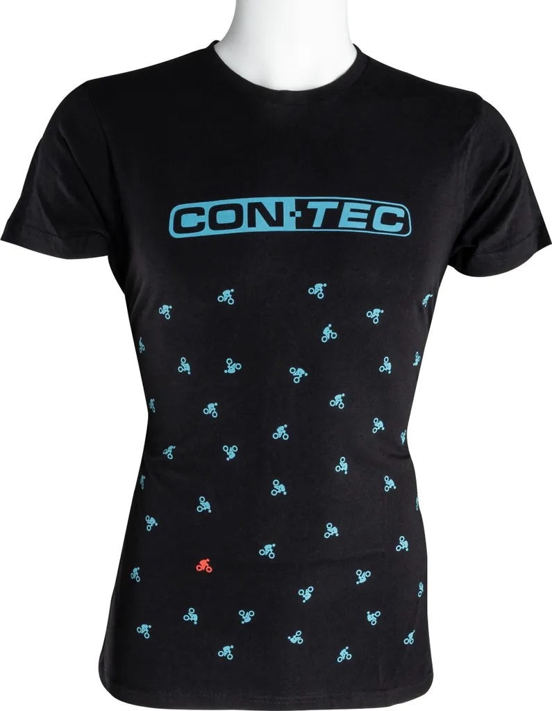 T-Shirt de Vélo Contec Mini Bike Noir - Vêtement Technique Sport Taille L