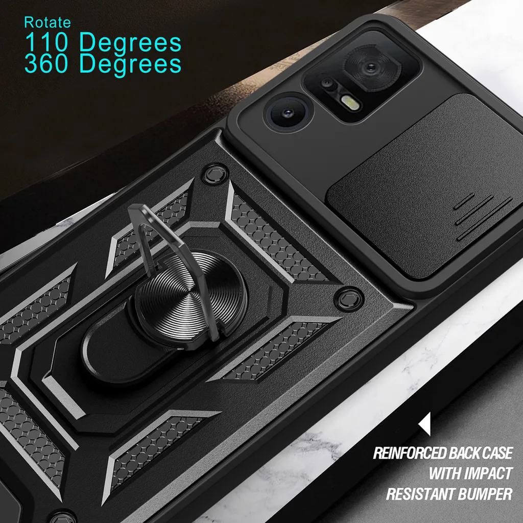 Custodia Per TCL 30 SE (6.52'') – Silicone Morbidissimo TPU – Cover Anti Graffio Con Effetto Marmo – Nero