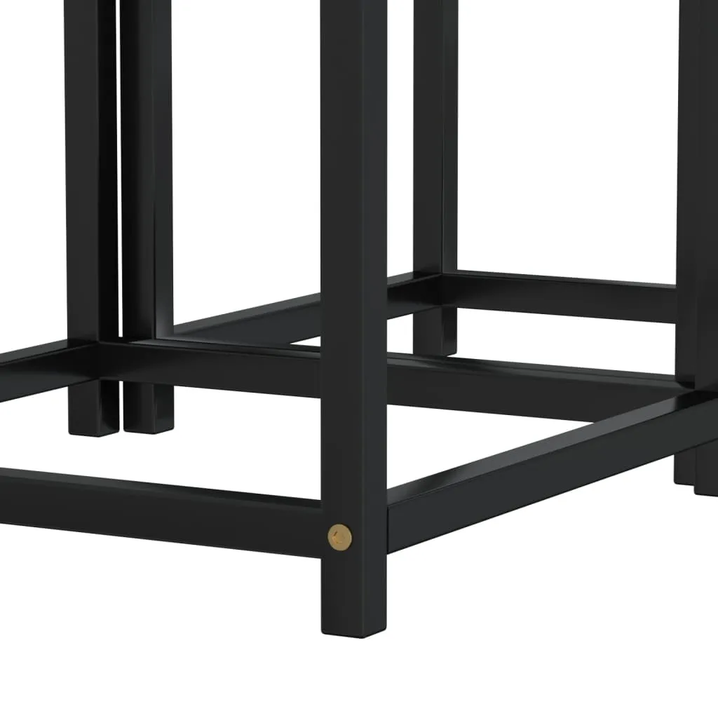 Meuble d'appoint compact pour optimiser petit salon en noir et jaune - 6