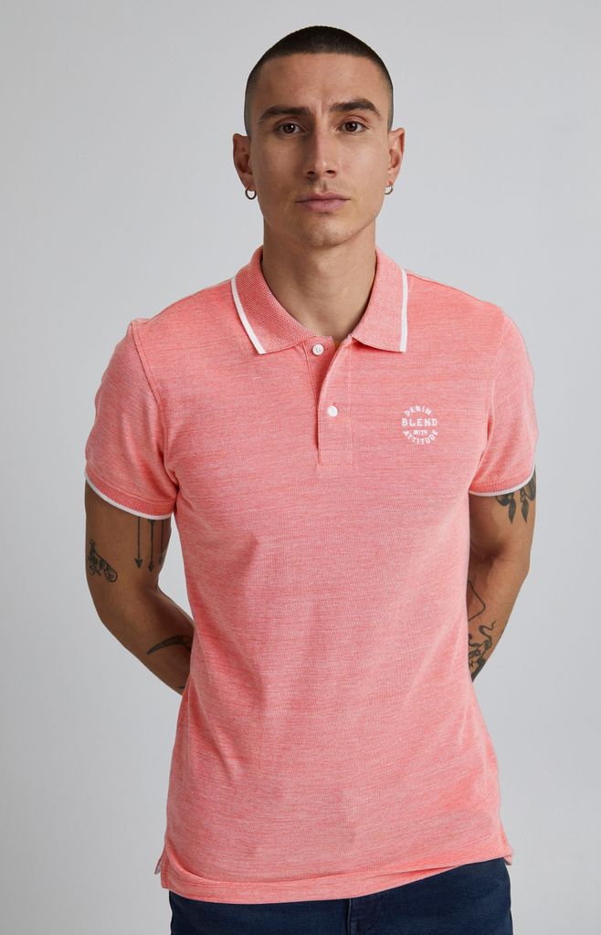 BLEND BHBHNATE poloshirt poloshirt Herren Poloshirt Polohemd T-shirt aus 100% Baumwolle