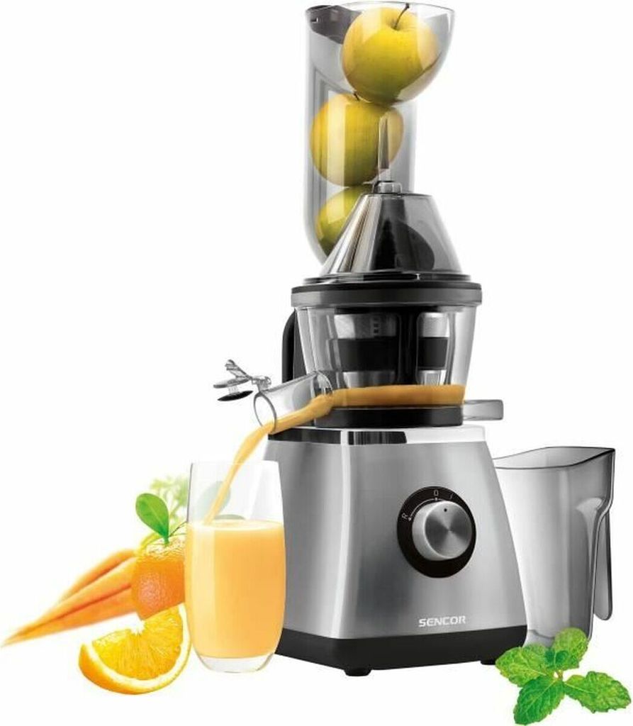 Exprimidor Sencor SSJ 4070SL Grey Silver noir 400 W Zdjęcie produktu 