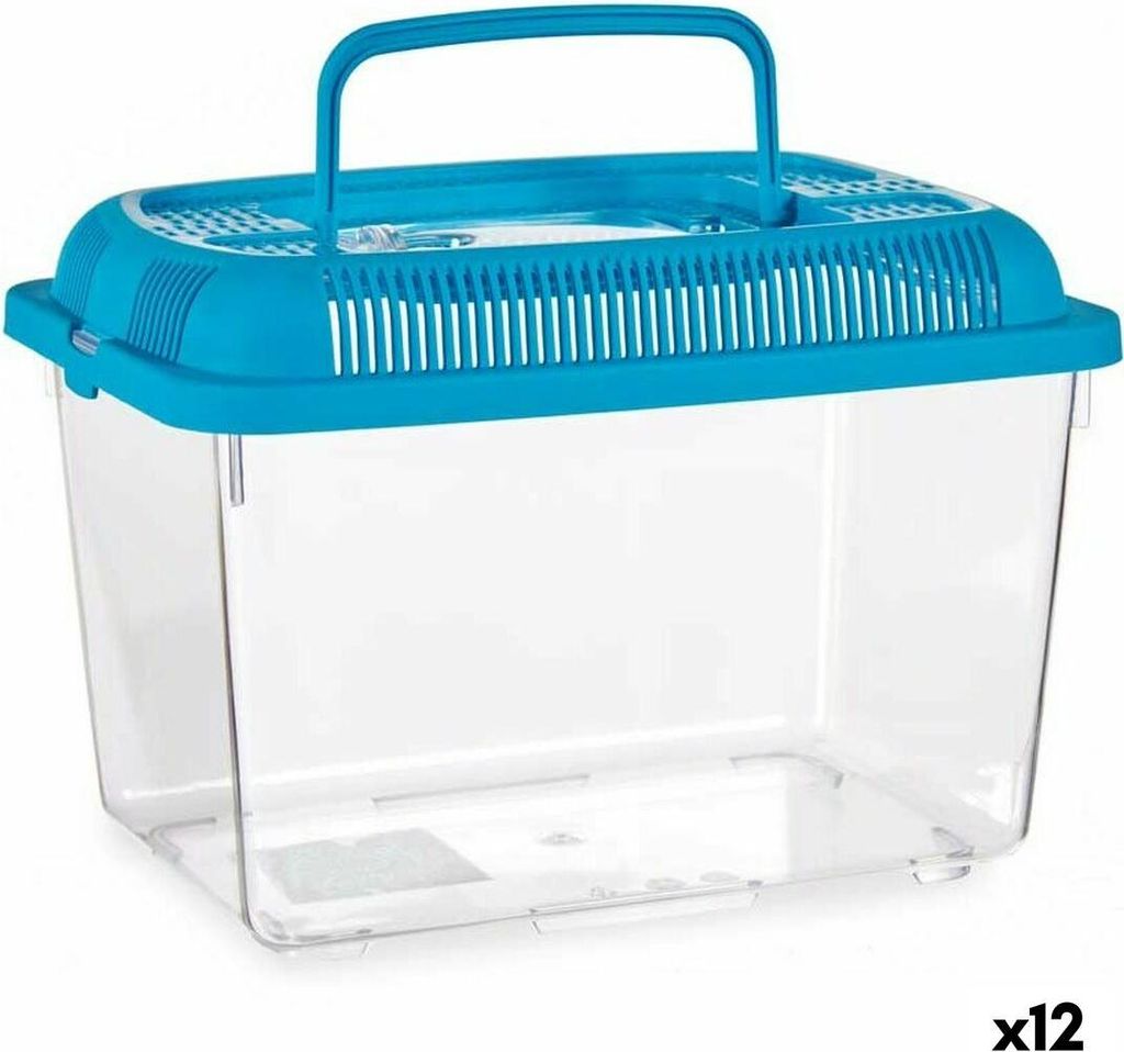 Fischbehälter mit Griff Medium Blau Kunststoff 3 L 17 x 16 x 24 cm (12 Stück)