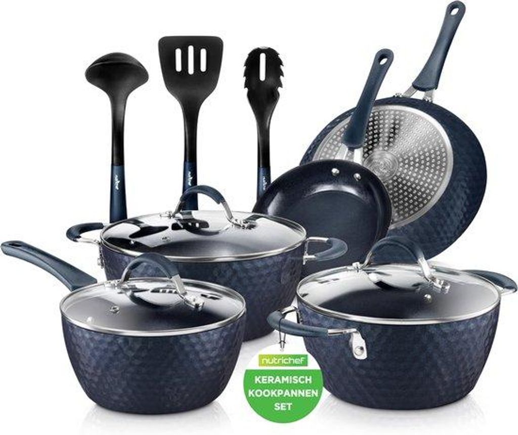 Set di pentole e padelle NutriChef 11 pezzi con Immagine del prodotto 