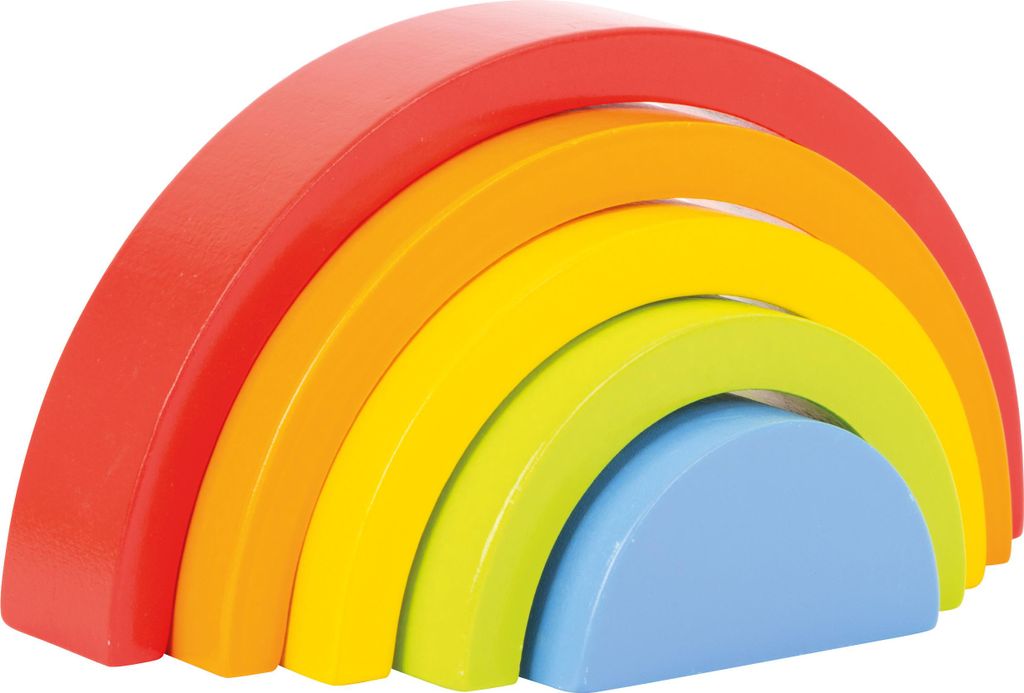 Blocchi da costruzione in legno arcobaleno Immagine del prodotto 