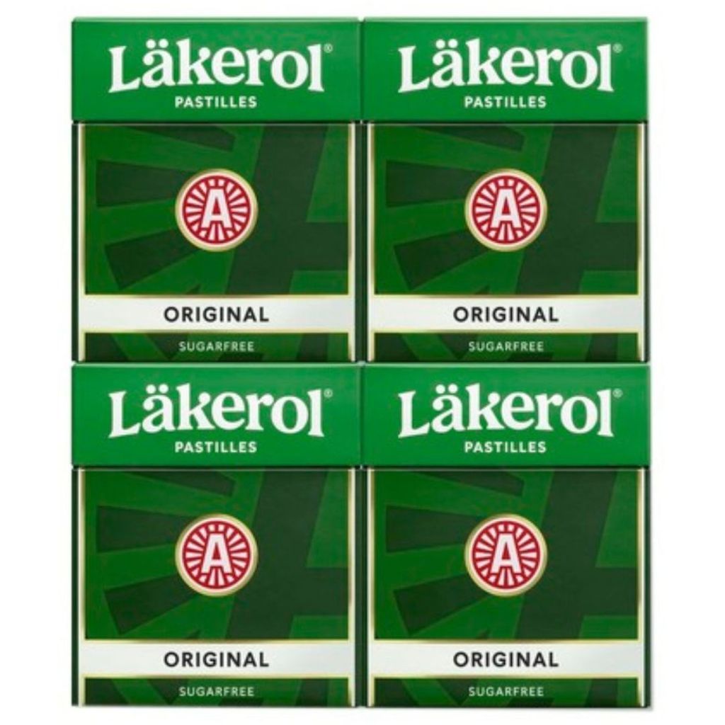 Läkerol Original sugarfree 4x25g Produktbild 