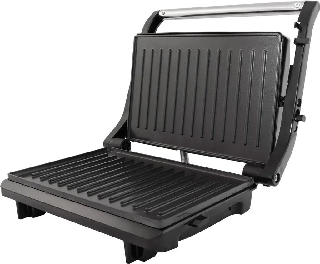 Appareil à sandwich et grill de contact compact Tomado en acier inoxydable