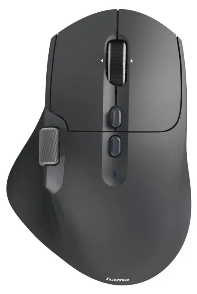 Hama WM-900, rechts, Optisch, RF Wireless + Bluetooth, 3200 DPI, Schwarz