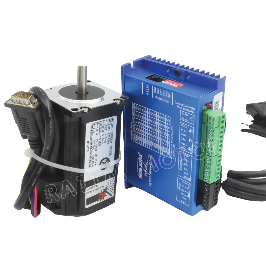 Servomoteur Hybride Nema 23 2Nm et Driver HSS57 pour Machine de Découpe
