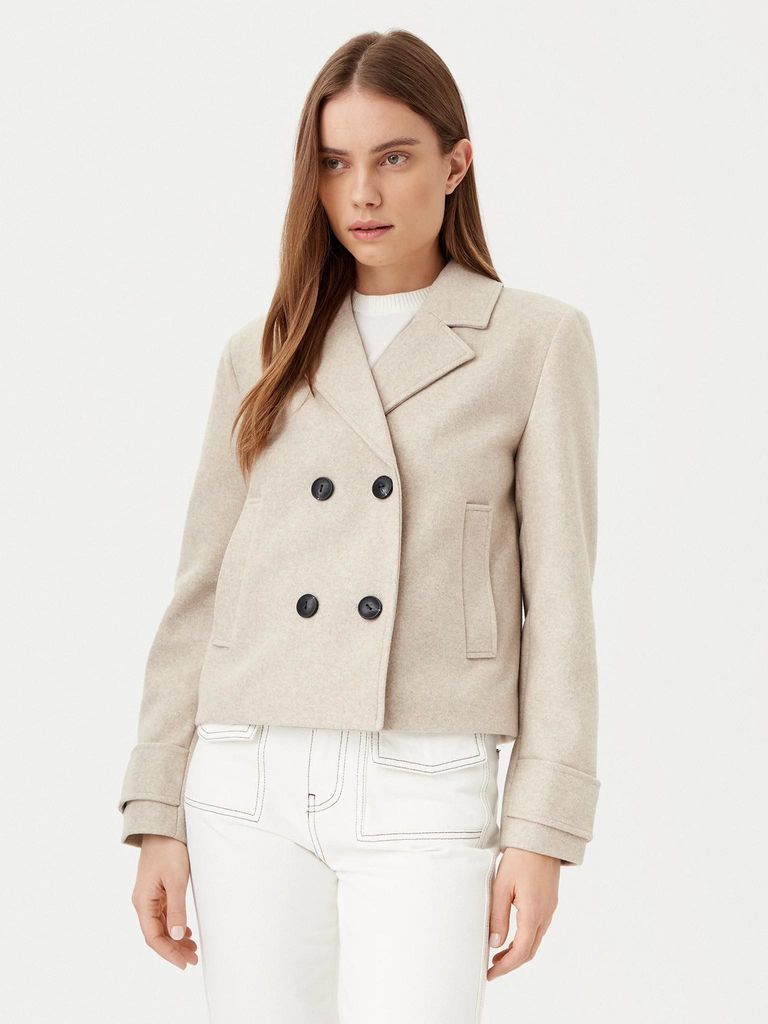 Only Mantel Damen Beige - 15320983 - Größe M Produktbild 