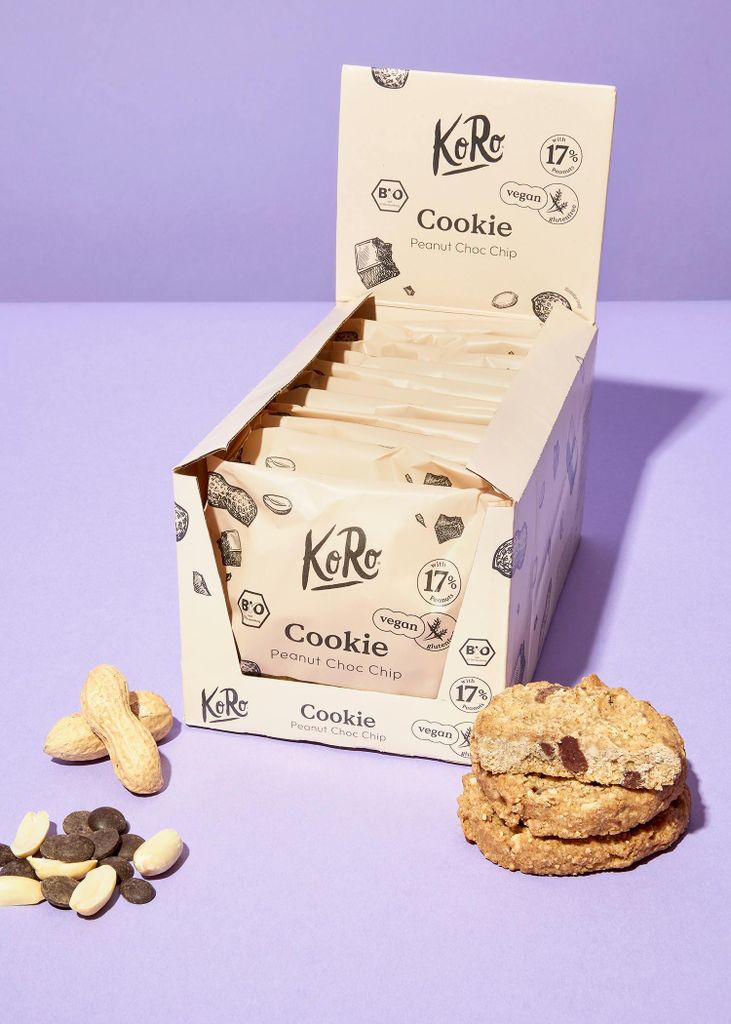 KoRo |  Cookie Peanut Chocolate Chip 12 x 50 g Produktbild 