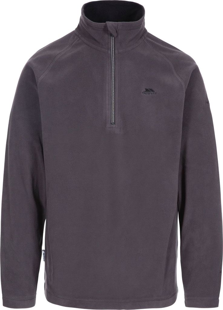 Trespass Blackford – Herren Microfleece At100 Dunkelgrau