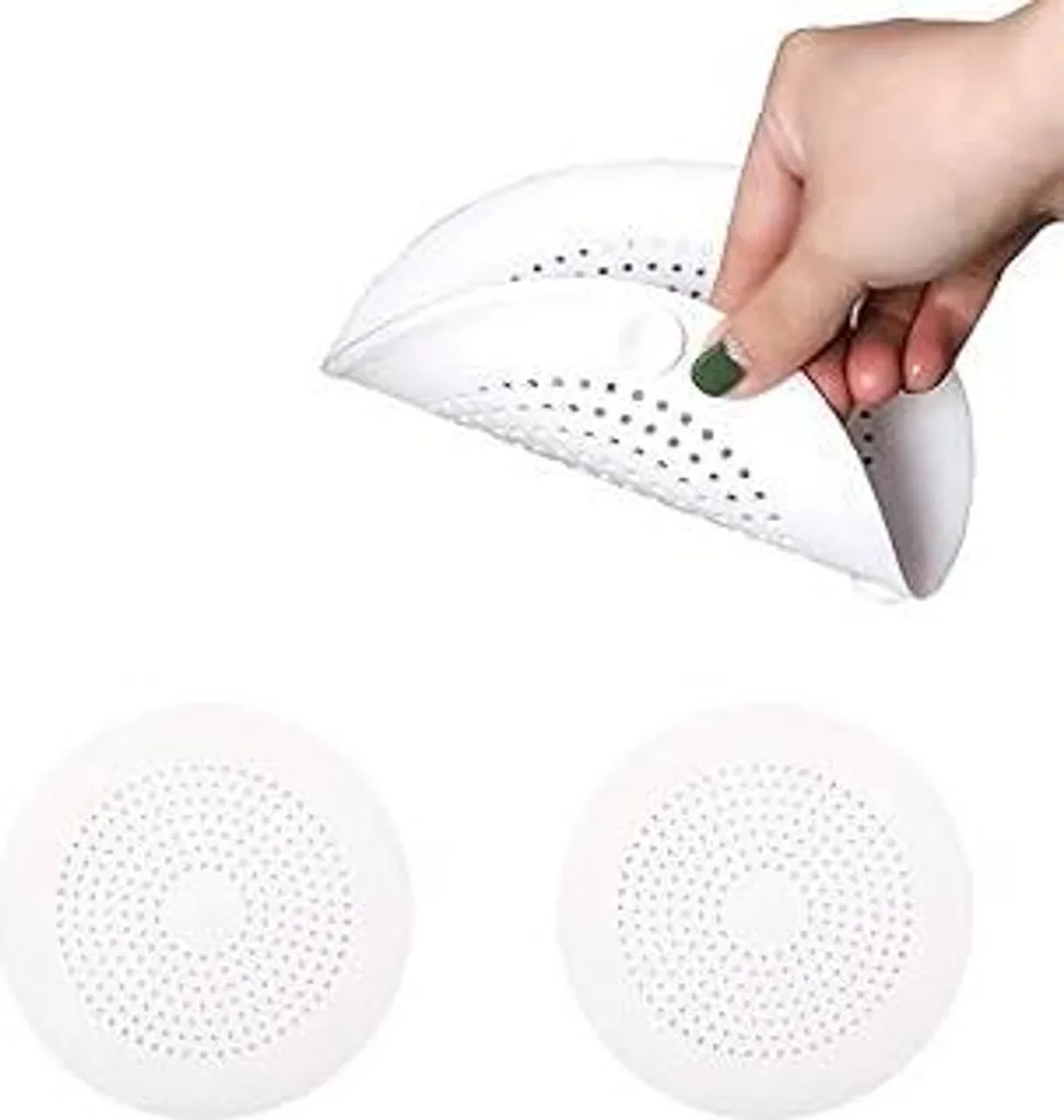 Set Da 5 Filtri Di Scarico In Silicone Per Doccia E Cucina, Diametro 13,3 Cm, Raccoglicapelli, Antiodore E Antintasamento, Facili Da Pulire