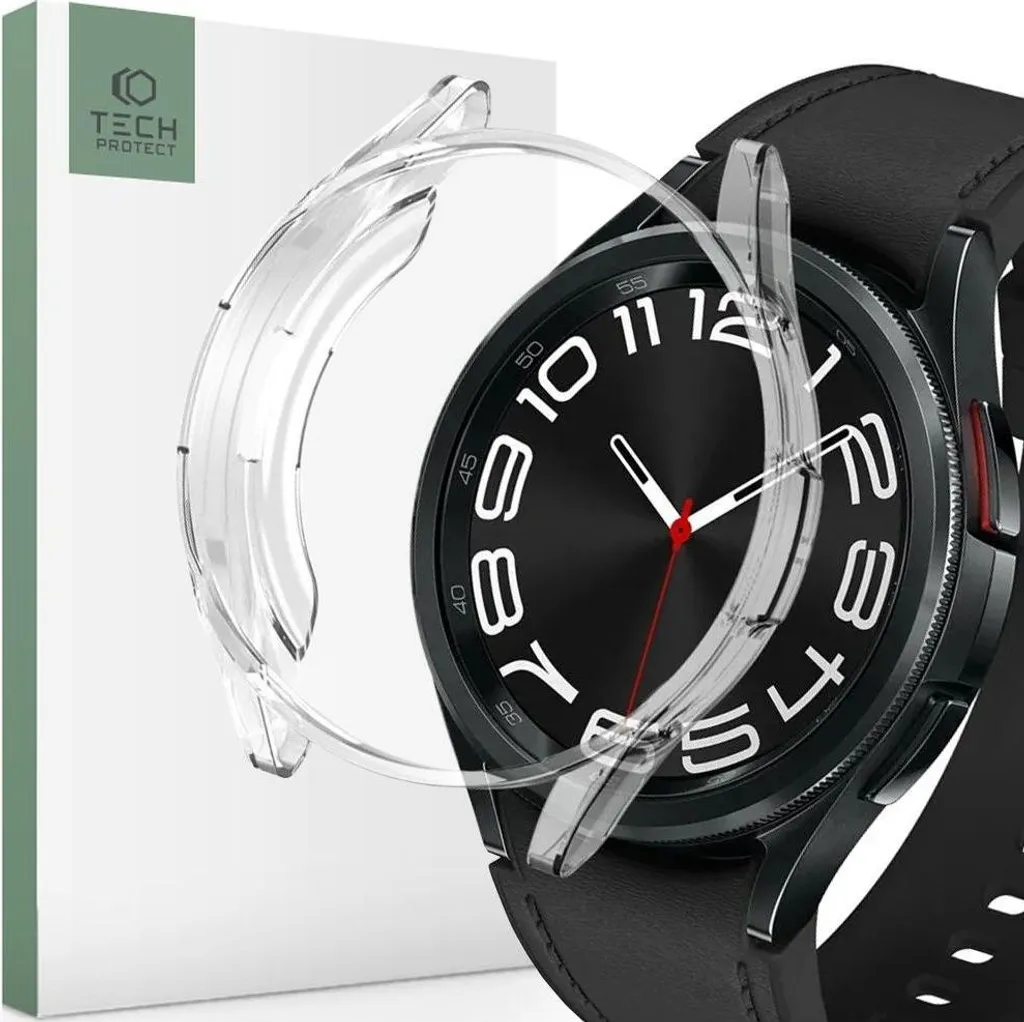 Custodia Tech-Protect Defense Galaxy Watch 6 Classic 47mm Clear - Trasparente