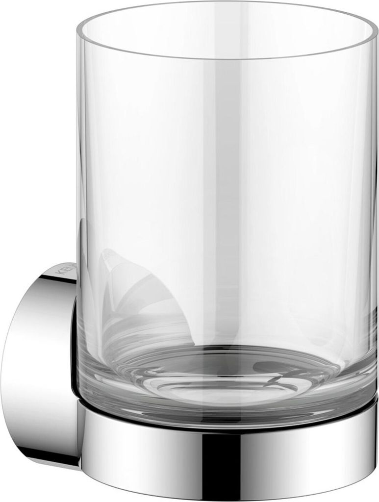 Keuco Glashalter REVA verchromt, mit Echtkristall-Glas Produktbild 