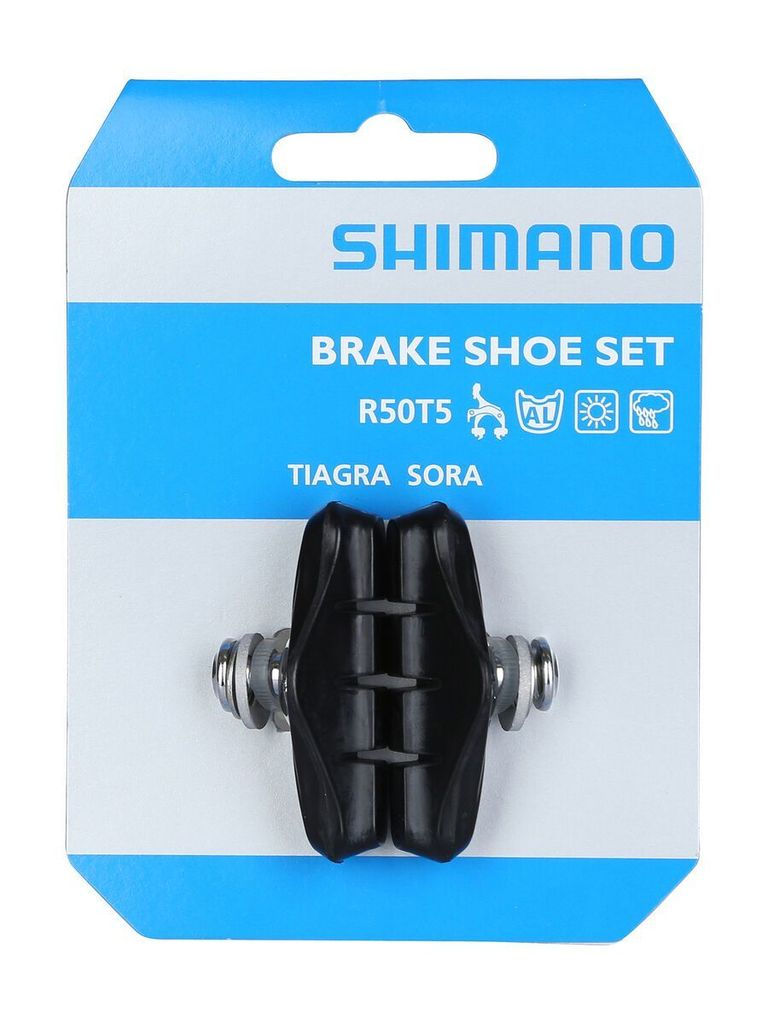 Shimano R50T5 Bremsschuhe - Paar für Alufelgen, TIAGRA & SORA kompatibel