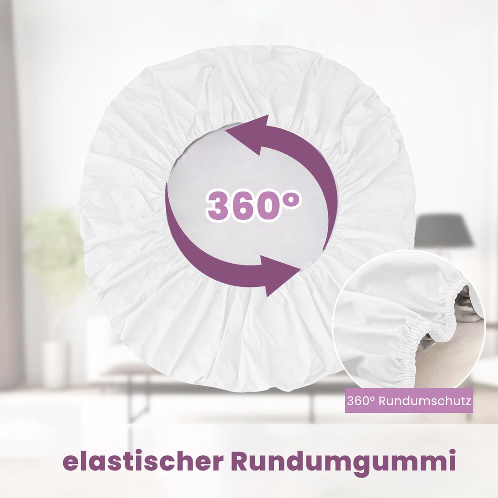 Rundumgummi Matratzenschoner 120x200 cm  Produktbild 4