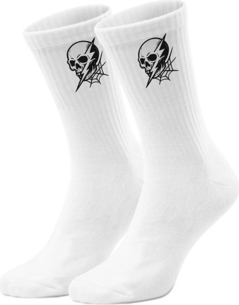epicsocks DarkRhythms Blitzschädel Socken in 37-41 im Paar