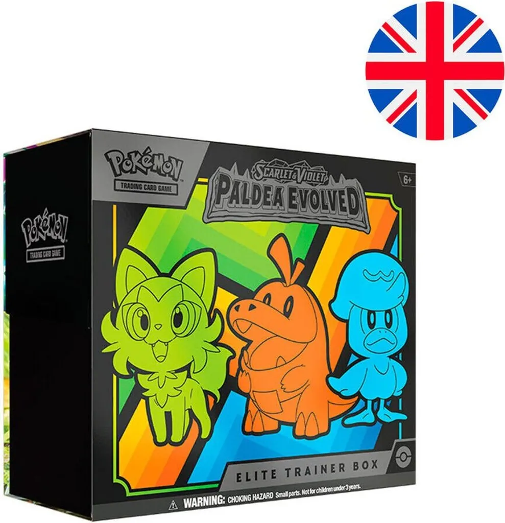 Coffret Dresseur Élite Pokémon Paldea Evolved avec 9 Boosters et Accessoires - 7