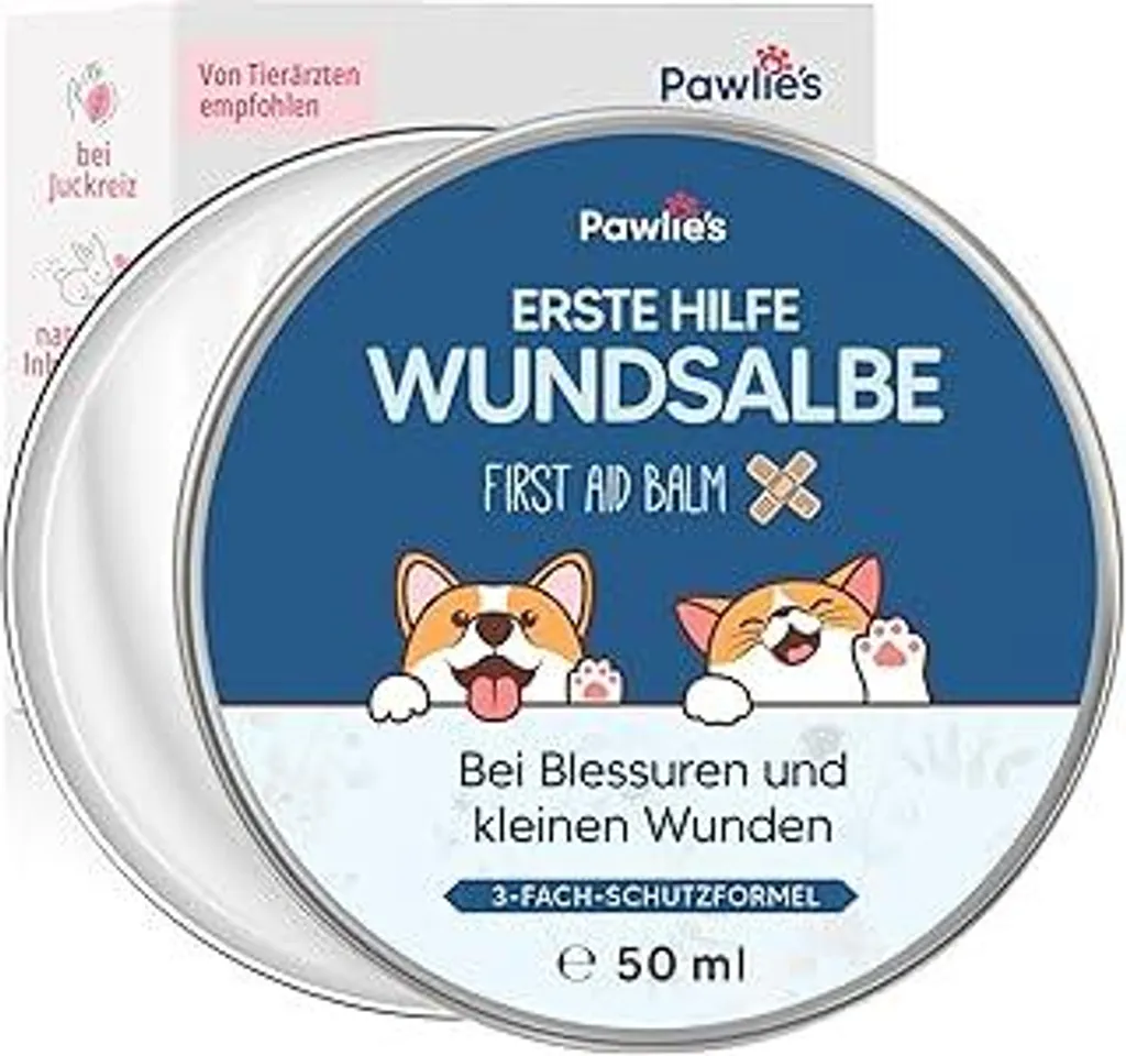Pawlie Pomata Curativa 50ml Cane Gatto | Cicatrizzante e Protettiva