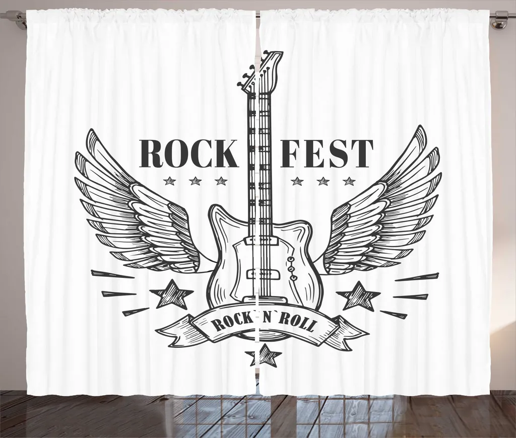 Tenda Camera Letto ABAKUHAUS 280x245 | Passanti e Ganci Rock Style