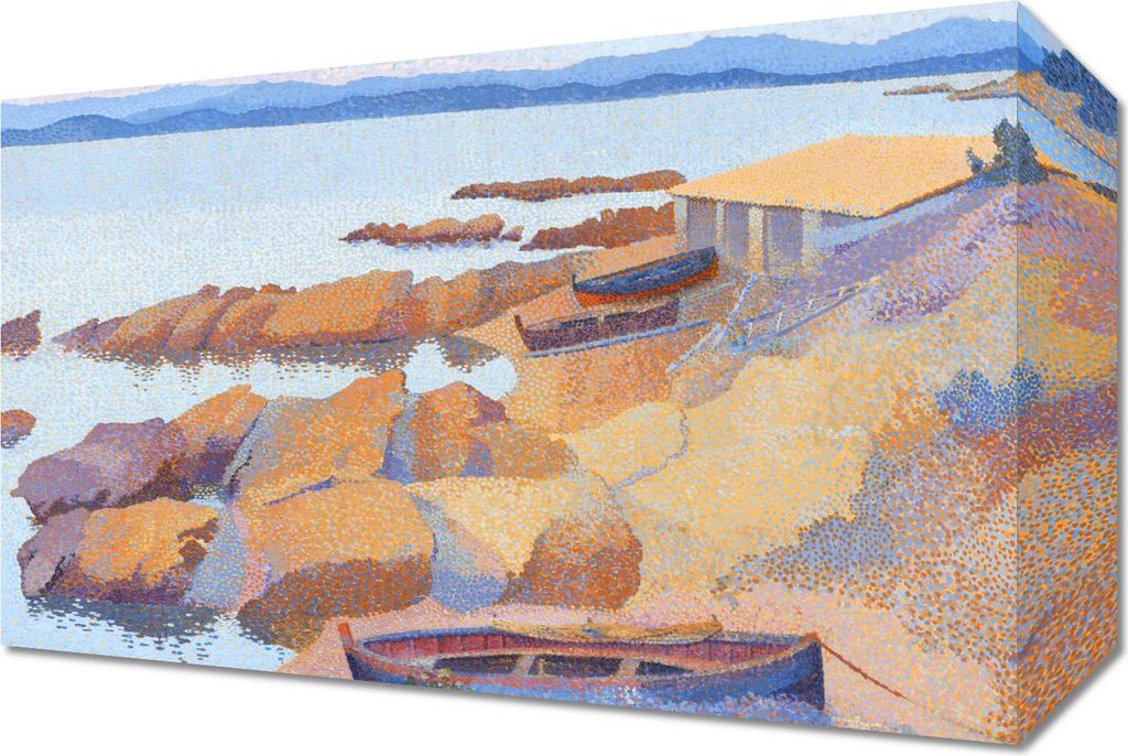 Bild 30x20cm Calanque des Antibois, Henri-Edmond Cross