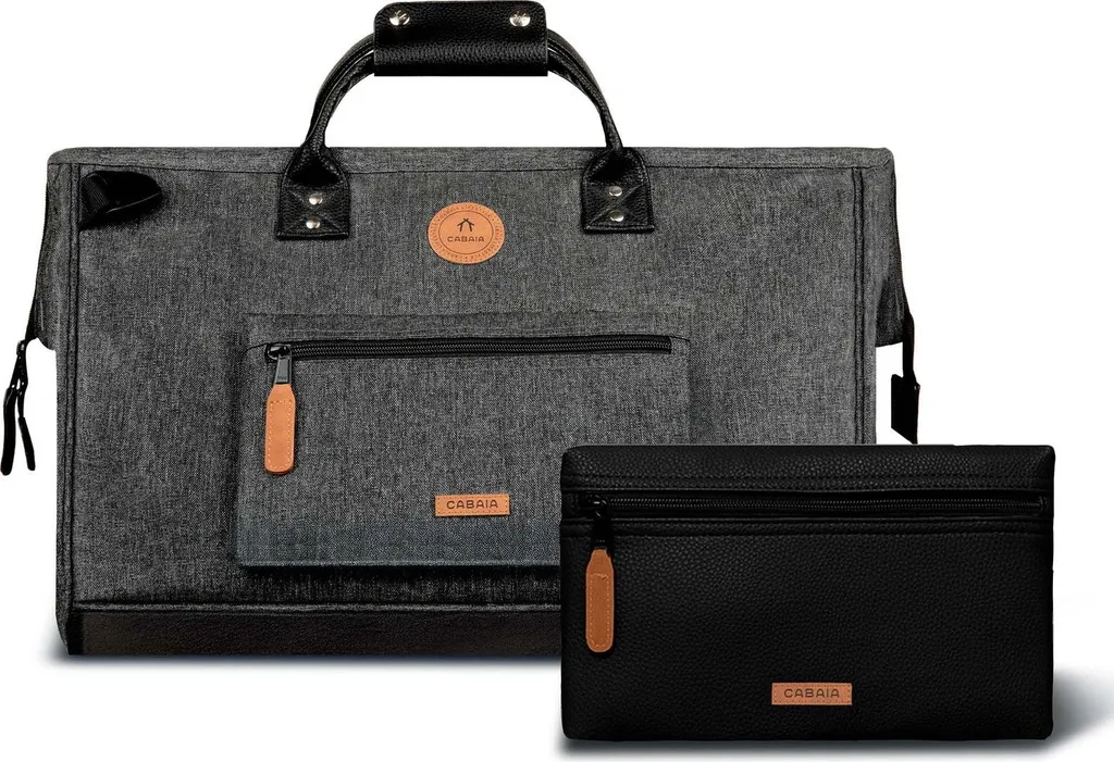 Sac de voyage Adventurer Essentials Duffle Bag gris avec porte-ordinateur