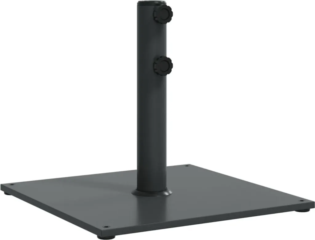 vidaXL Supporto per ombrellone Ø32/38/48 mm asta 17 kg quadrato