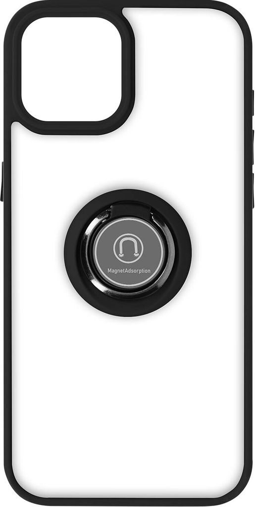 Hybrid Handyhülle mit Ring-Halterung Apple iPhone 15 Plus – Schwarz