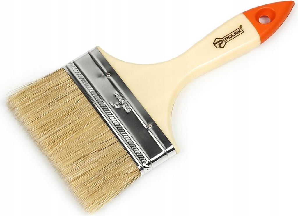 Flachpinsel STANDARD, gemischte Borsten, 10 cm, Polax