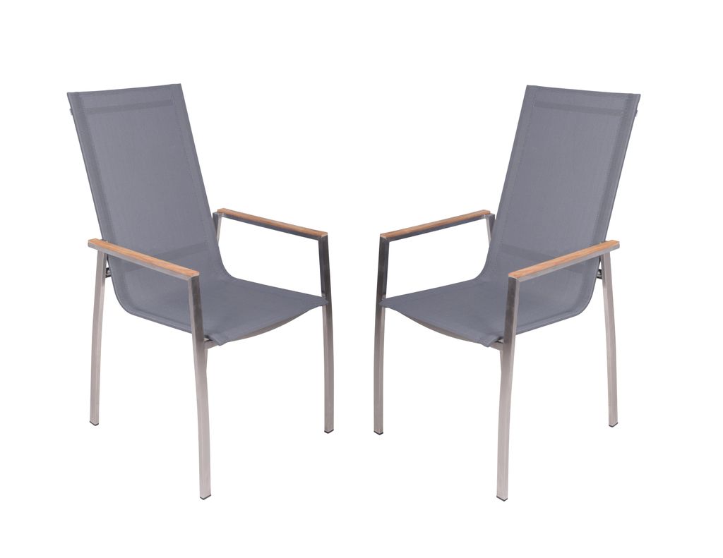 Stapelstuhl PAVIA, 2er Set
