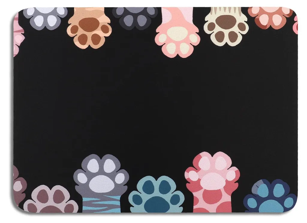 Petit tapis de souris gaming chat 28x20 cm - Tapis de souris coloré