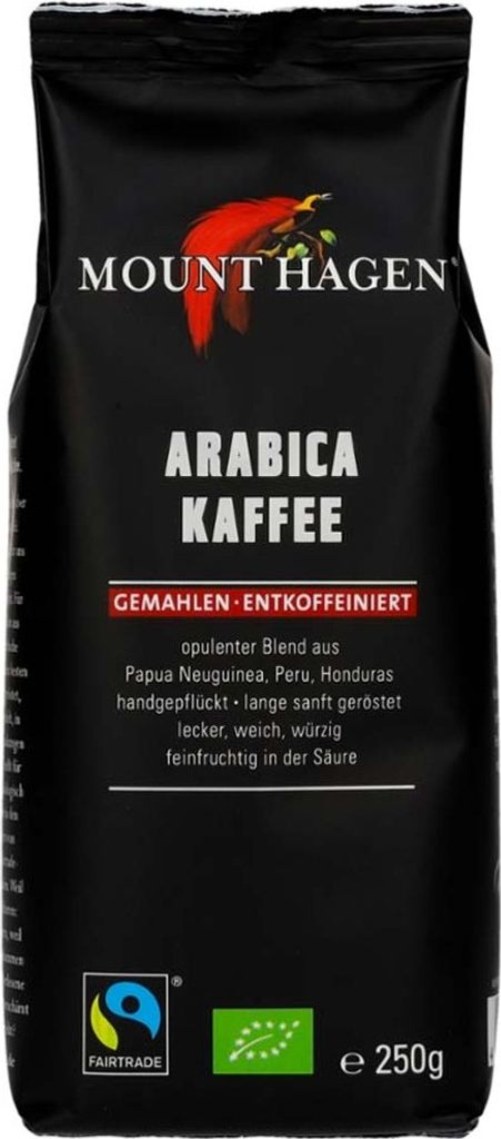 Arabica Kaffee - gemahlen entkoffeiniert 250g