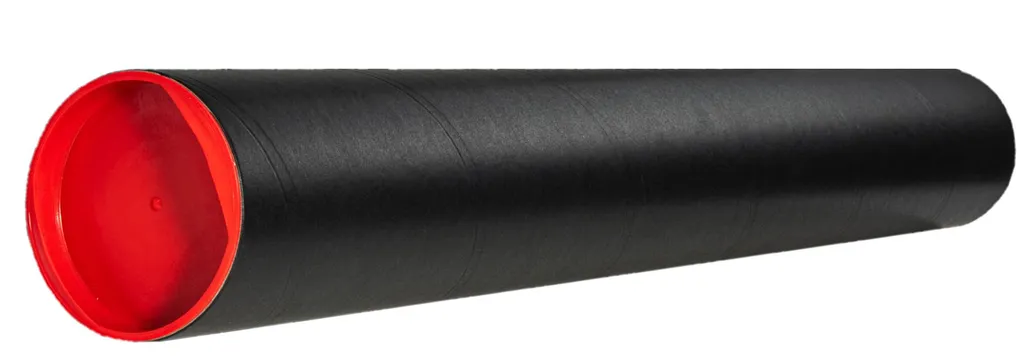 Évitez les plans pliés avec le tube Rumold PH 50018 Ø 80 mm noir 88,5cm