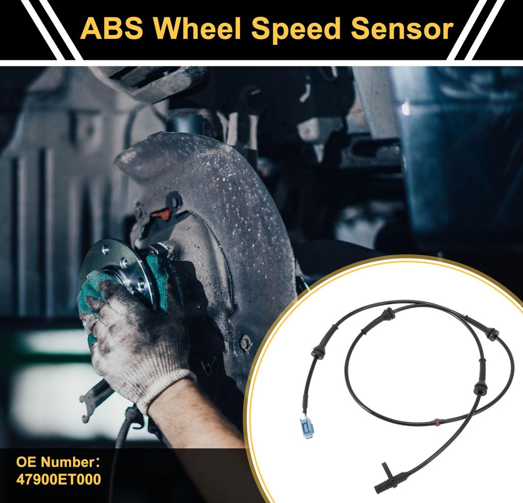 ABS-Radsensor ABS-Sensor Antiblockiersystem-Sensor Nr. 47900ET000 für Nissan Sentra 2007-2012 1 Stück hinten rechts