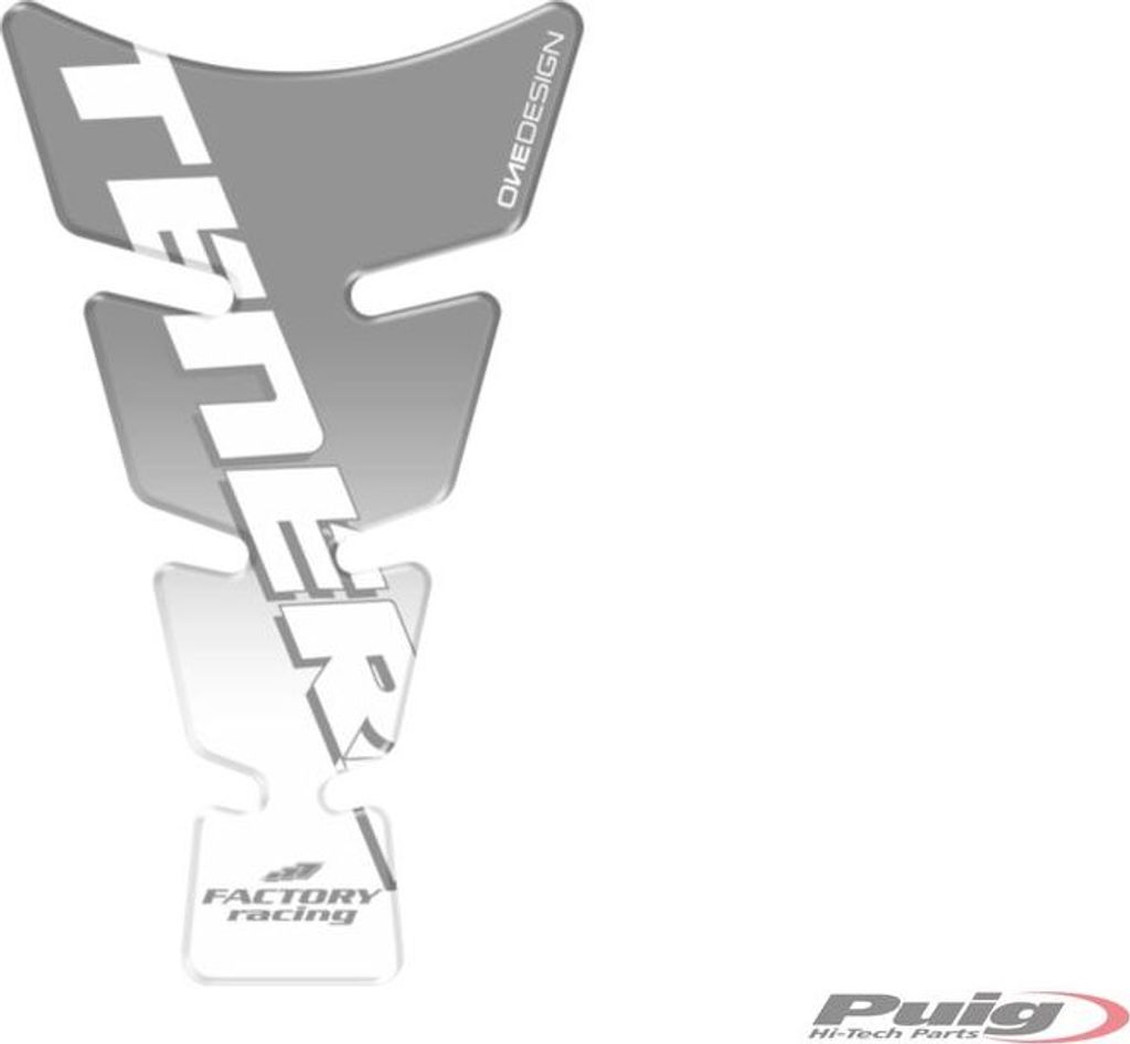 PUIG 20481P Spirit Tankprotektor passend fuer YAMAHA TENERE 700 RALLY EDITION Silber