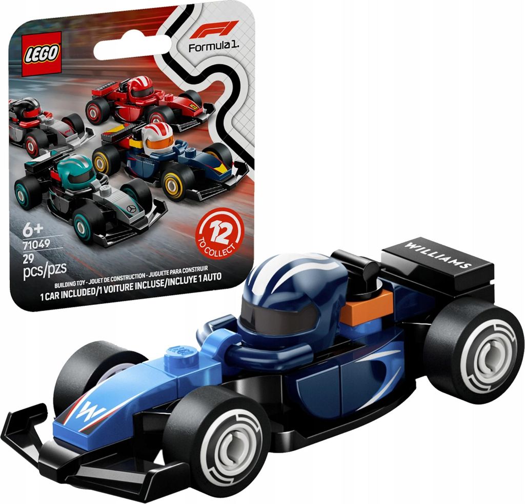 71049 - LEGO Minifigures - Auto da corsa Williams Formula 1 Immagine del prodotto 