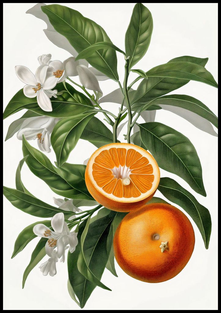 Poster 70x100cm Reife der Orangen