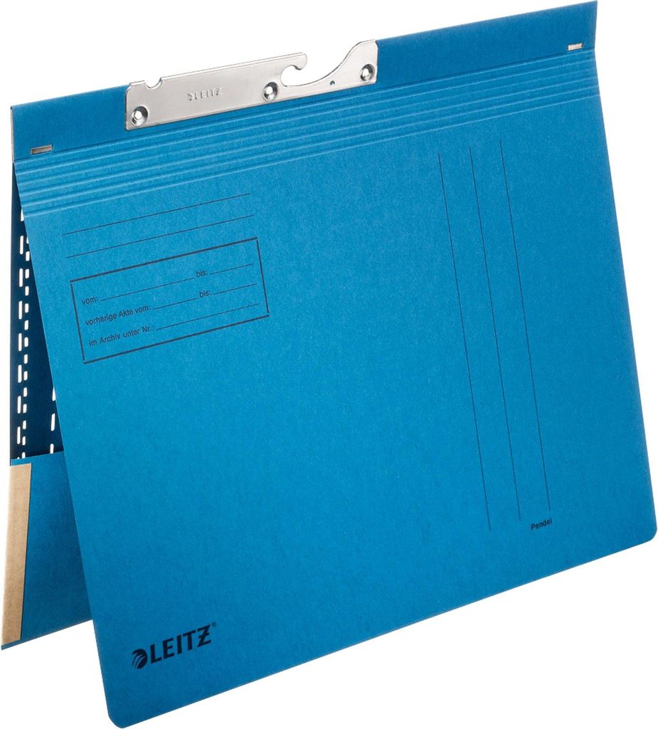 Leitz Pendelhefter Combi 20120035 kfm. Heftung Tasche blau
