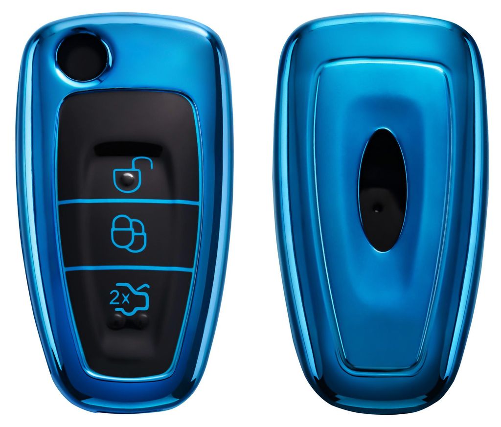 kwmobile Schlüsselhülle für Ford 3-Tasten Klapp Produktbild 