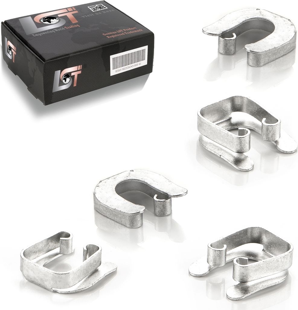 5x Fahrersitz Beifahrersitz Halter Metallklammer Sicherungsscheibe für SEAT