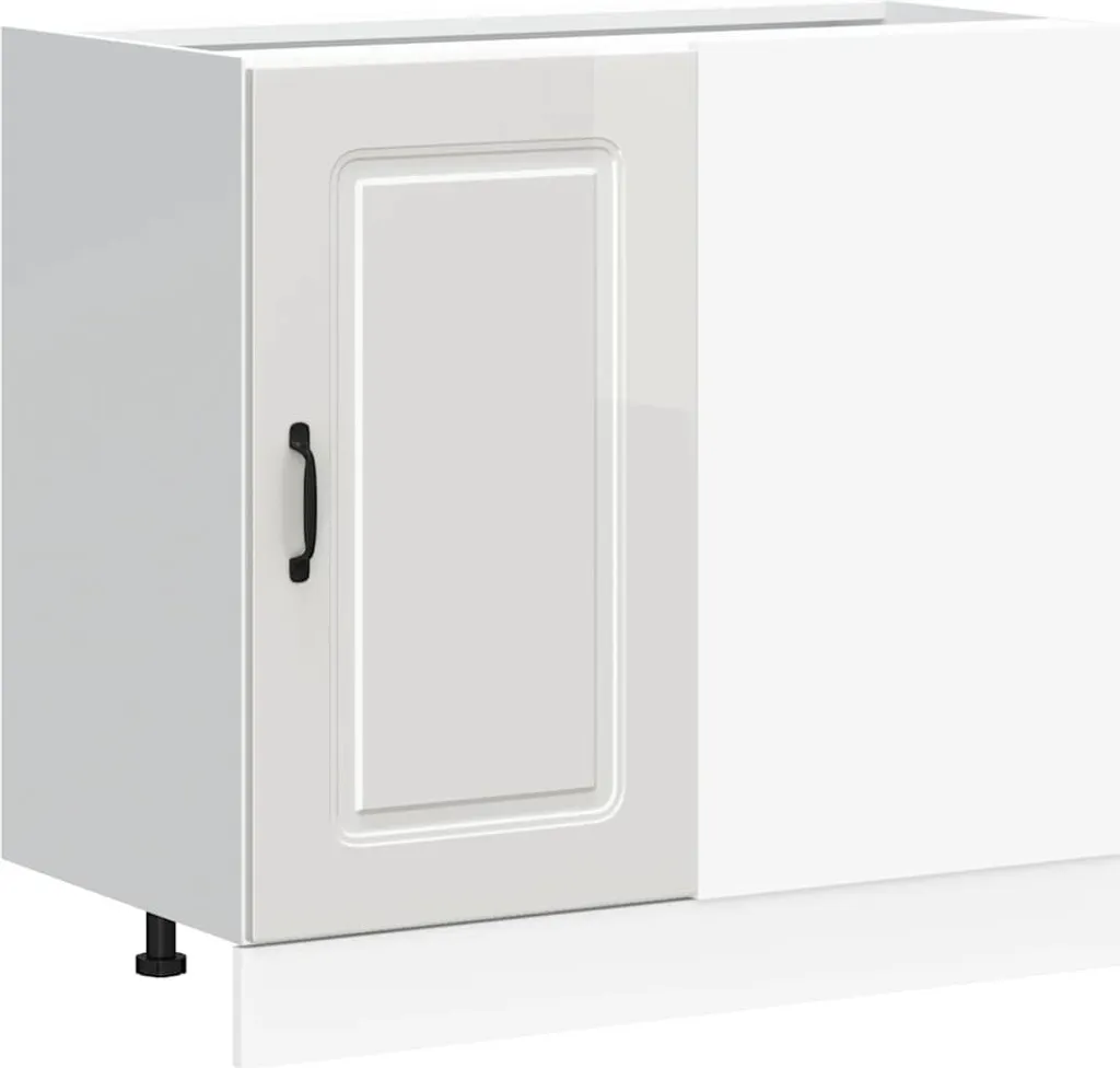 Base da Cucina vidaXL Kalmar Bianco Lucido - Organizzazione Spazio