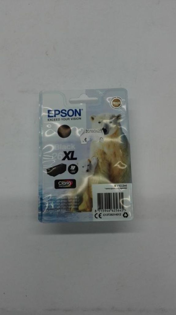 Epson Singlepack Black 26XL Claria Premium Ink, High (L) Produktbild 