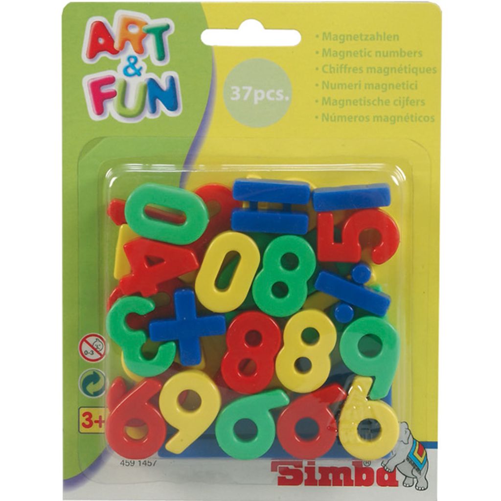 Art & Fun Zahlen magnetisch Buchstaben Magnet Zahlen & Zeichen 
