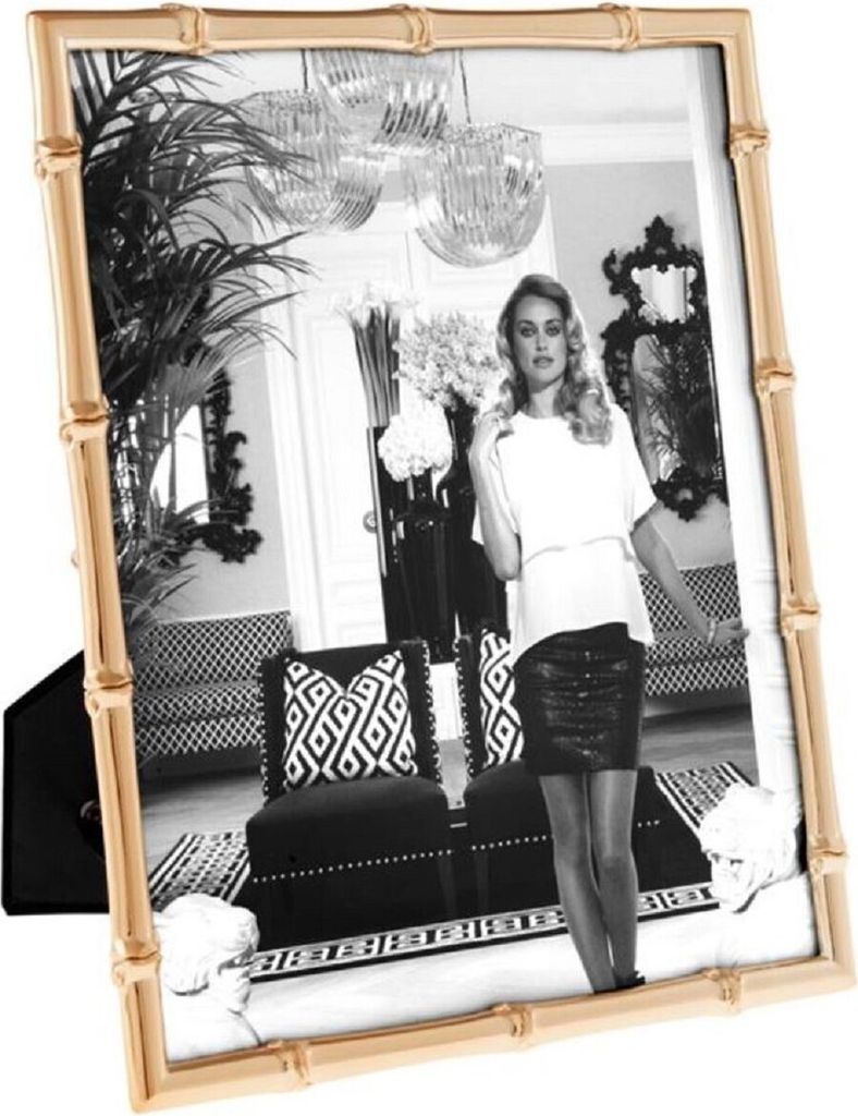 Casa Padrino Luxus Bilderrahmen Roségold 20 x H. 25 cm - Deko Accessoires