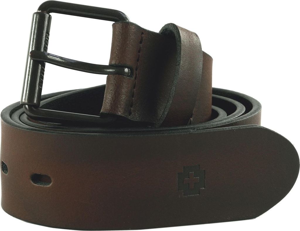strellson Gürtel Leather Belt 4,0 W85 Dark Brown dunkelbraun
