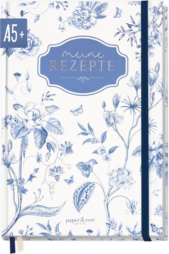 Rezeptbuch A5+ / Fine Kitchen / vom Häfft-Verlag