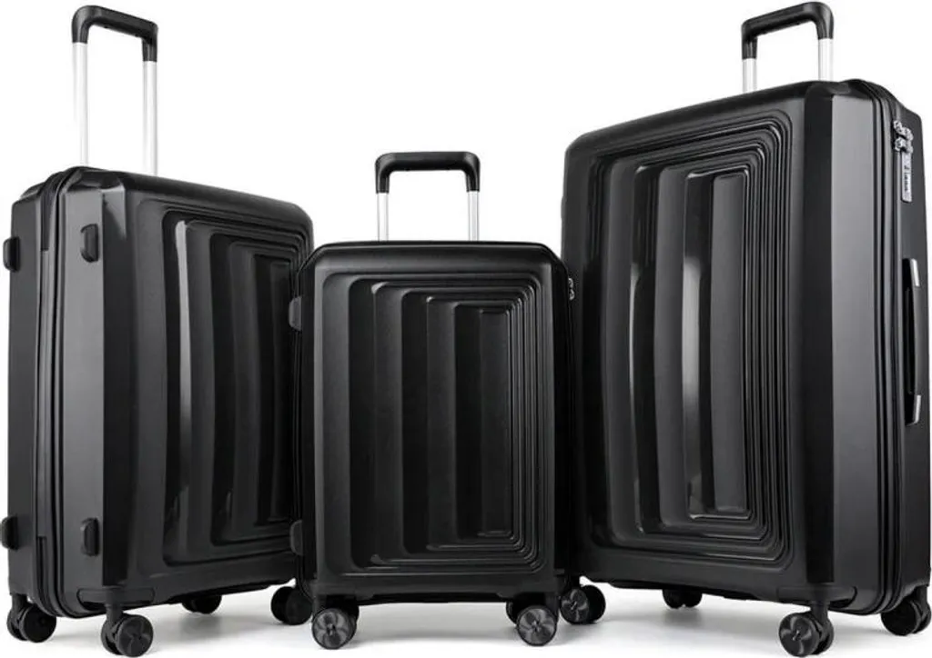 Lot de valises rigides Royalty Line avec 4 roues multidirectionnelles