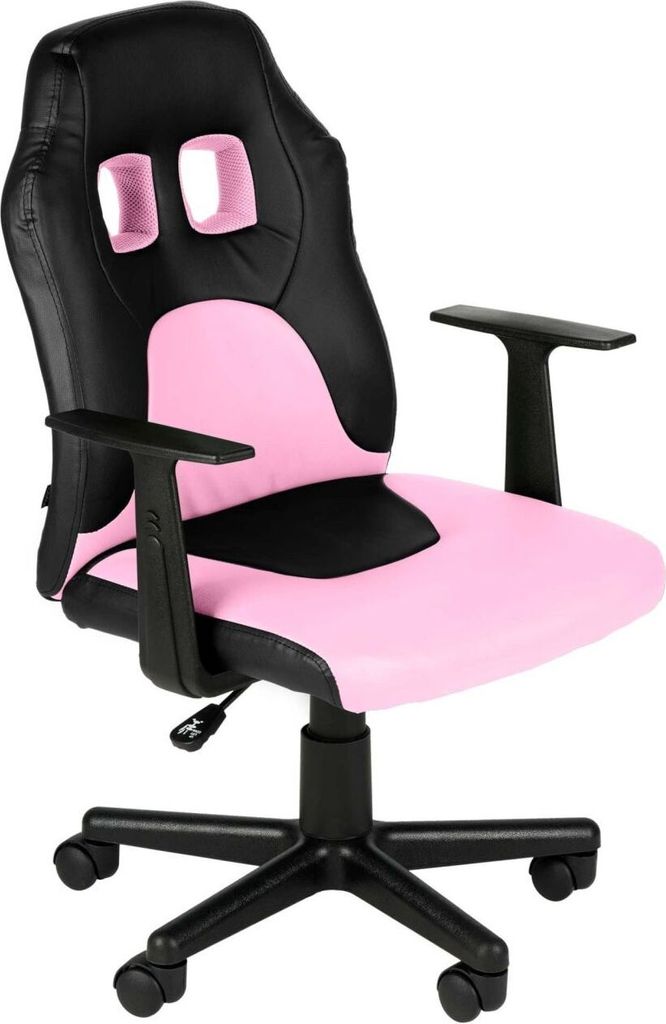 Kinder Bürostuhl Fun schwarz/pink