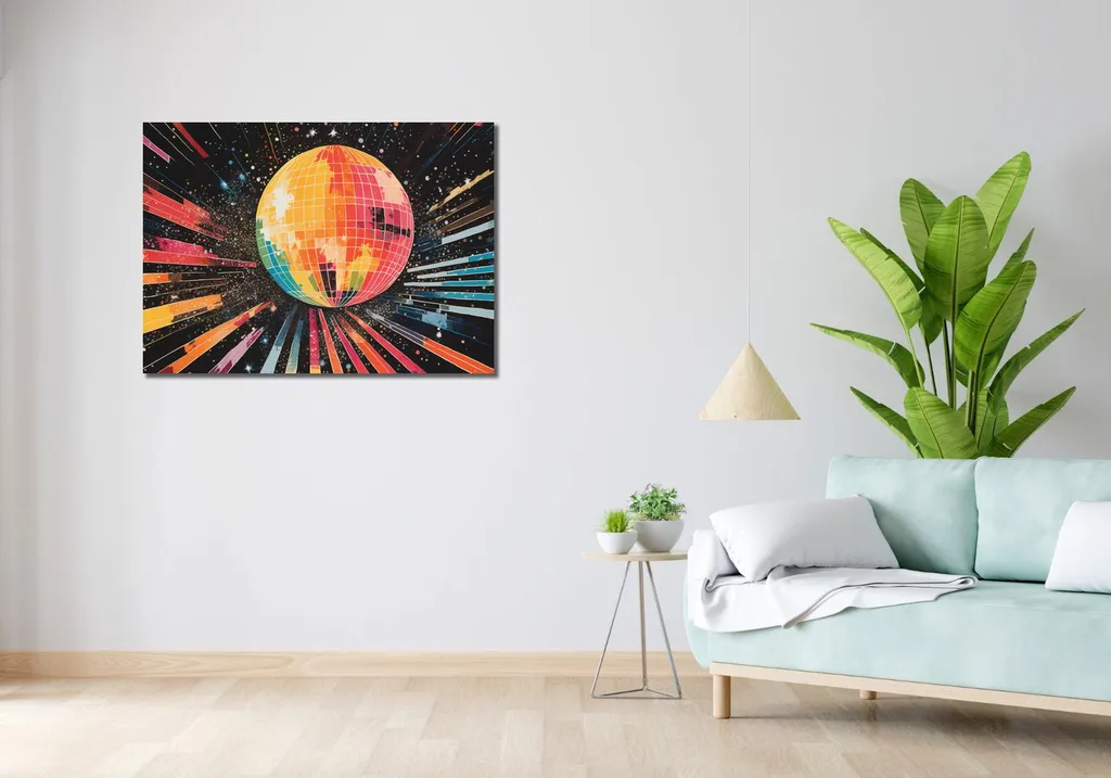 Quadro 100x70 cm Disco Gra! - 2