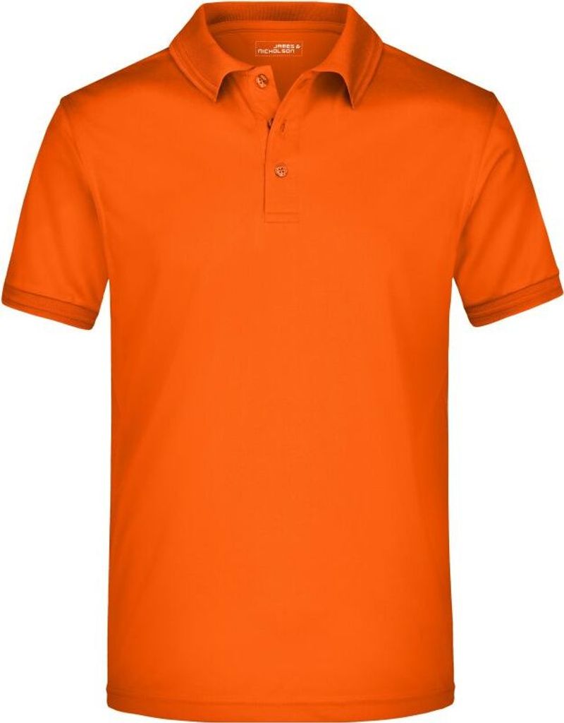Funktionelles Polo für Freizeit und Sport dark-orange, Gr. XL